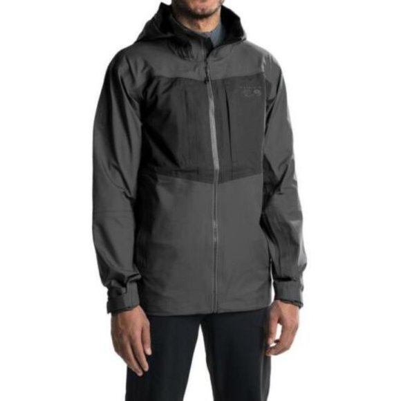 Mountain Hardwear Other - Mountain Hardwear Straight Chuter Hooded Ski Snow Shell Jacket Size XL H13148